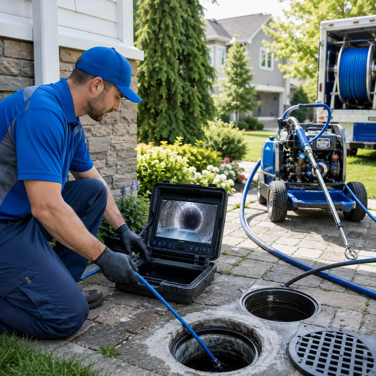 Outdoor drain cleaning professionals serving Brownsville, CA